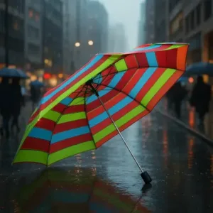 3-Fold Sun & Rain Protective Solid Foldable Umbrella, (1 Pc / Mix Design) ( default, OS )