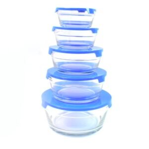 Organivo 5-Piece Glass Bowl Set
