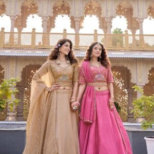 New Launching Wedding Lehenga Choli(PINK COLOUR)