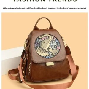 Women's Convertible Copper  Backpack/ Handbag
