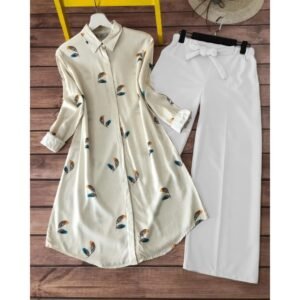 Rayon Kurti with Lycra Palazzo Set