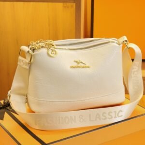 Premium Imported White  Women's Sling Bag