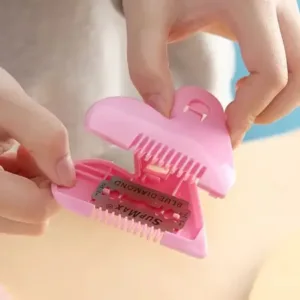 Heart Shape Hair Cutting Guide Comb | DIY Bangs & Fringe Hair Trimming Tool | Hair Cutting Comb with Level Guide for Men, Women & Kids ( default, OS )