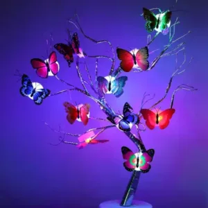 Butterfly 3D Night Lamp – Multicolor Illusion LED Lamp for Bedroom, Drawing Room & Kids ( default, OS )