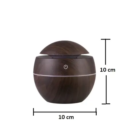 uxtlLSKOjue2mpgkLE0lFLtU1VFEBwgIRxuFx7Yq.webp Wooden Cool Mist Humidifier Essential Oil Diffuser with 7 Color LED Night Light USB 130ml ( default, Standard )