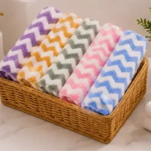 Microfiber Kitchen Cleaning Cloths (Pack of 5) – Ultra Soft Super Absorbent Dish Towels for Kitchen, Bathroom, Car & Home Cleaning ( multicolor, OS )