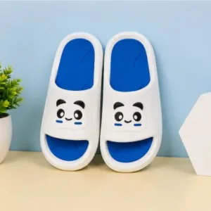 Kids Flip Flop Slippers Kung Fu Panda Cartoon Lightweight Anti-Slip Daily Wear Footwear ( default, OS )