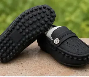 Baby Kids Synthetic Leather Loafers Buckle Closure Soft Comfortable Lightweight Daily Wear Footwear ( default, 2-2.5 Years )