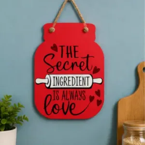 Wooden Kitchen Wall Hanging Decor Set of 3 | Decorative Wall Art for Kitchen & Dining Area ( default, OS )