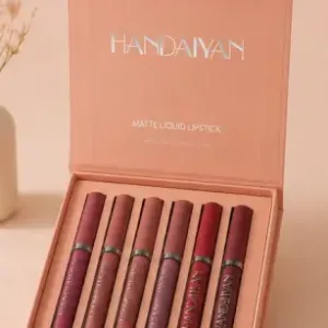 Velvet Liquid Matte Lipstick Set of 6 | Long-Lasting Waterproof & Transfer-Resistant Lip Color Collection ( default, OS )