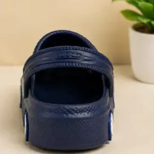 Kids Clogs Sandals with Sling Back Strap Anti Skid Lightweight Casual Footwear for Boys and Girls Blue ( blue, 3-3.5 Years )