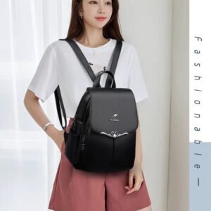 Imported Women's Black Bagpack