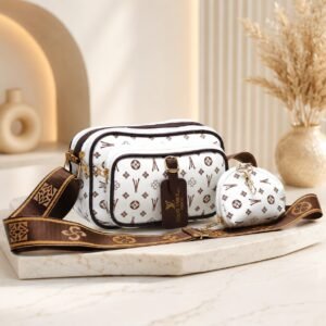 Designer Women's  Sling Bag With Cute Pouch Combo Set(Multi Colour)