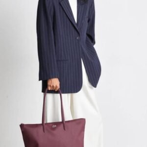 Lacoste Leather PU Tote Bag (Multicolour)