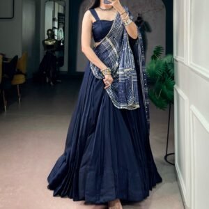 Premium Moonga Silk Printed Lehanga Choli