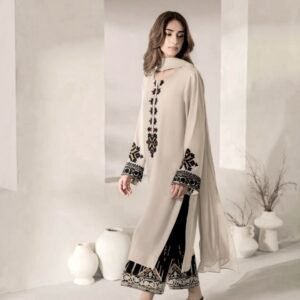 Rayon Satin Silk Effortless Kurti Palazzo With Dupatta
