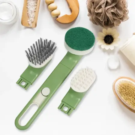 e33TMxEl13vxHJY3KGKJ1eivRUkJC0JifQ3fdkEr.webp 9-Piece Kitchen Cleaning Brush Set – Multipurpose Dish Scrubber Kit with Soap Holder for Kitchen, Sink, Bottles & Cookware ( default, OS )
