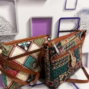 Women's Printed Sling Bag Combo – 2 Piece Crossbody Shoulder Bag Set for Girls, College, Travel & Daily Use ( default, OS )