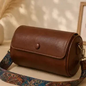 Women's PU Leather Sling Bag – Stylish Crossbody Shoulder Bag for Daily Use, Travel & Casual Wear ( brown, OS )