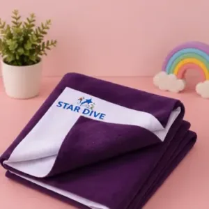 Waterproof Baby Dry Sheet | Reusable Cotton Mattress Protector for Baby Bed, Crib & Adult Bed (140 × 100 cm) ( default, OS )