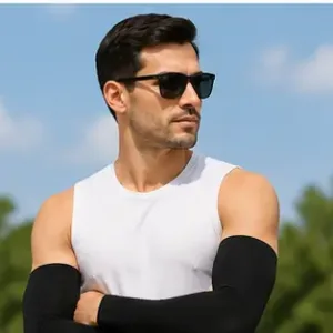 Classic Arm Sleeve – UV Protection Stretchable Sports Arm Cover (Unisex) ( black, OS )