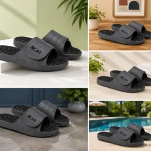 Men's Acupressure Slide Slippers – Super Soft Ultra-Light Anti-Skid Flip Flops for Daily & Casual Wear