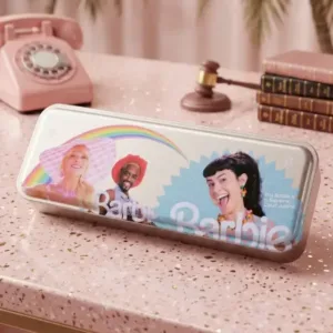 Kids Metal Pencil Box | Multipurpose Tin Pencil Case with Educational Print & Secure Lid ( default, OS )