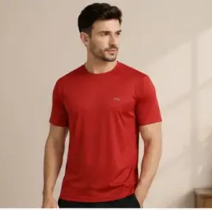 Men's Solid T-Shirt Combo Pack of 4 – Multicolor Regular Fit Dry-Fit Round Neck Half Sleeve Sports T-Shirts ( multicolor, M )