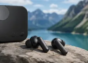 Classic Sonic Buds 2 TWS Earbuds – Bluetooth 5.2, Hybrid ANC, Ultra Bass & 55 Hours Playtime ( black, OS )