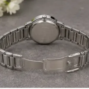 Women’s Designer Metal Analog Watch – Round Brown Dial Quartz Wristwatch | Stylish Fashion Watch with Additional Strap ( silver, OS )