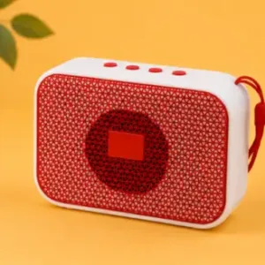 Party Bluetooth Speaker – Portable Wireless High Bass Speaker with Mic, Micro SD & Bluetooth 5.5 ( red, OS )