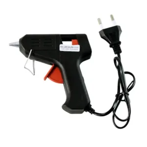 20W Hot Melt Glue Gun – Fast Heating Electric Glue Gun with Precision Nozzle for DIY, Craft, Art & Home Repairs ( black, OS )