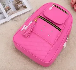 Women's PU Leather Handbag – Stylish Multi-Compartment Shoulder Tote Bag for Office, Travel & Daily Use ( pink, OS )