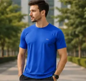 Men's Solid T-Shirt Combo Pack of 4 – Multicolor Regular Fit Dry-Fit Round Neck Half Sleeve Sports T-Shirts ( multicolor, XL )