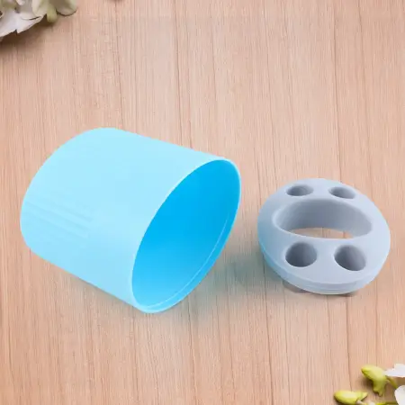 CNjPm3TUjjFGMWXnKGtin8dd6x2Zt7NIjf1YZXxu.webp Bathroom Toothbrush Holder Stand – Multipurpose Plastic Organizer for Toothbrush, Toothpaste & Bathroom Essentials ( Sky Blue, OS )