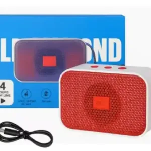Party Bluetooth Speaker – Portable Wireless High Bass Speaker with Mic, Micro SD & Bluetooth 5.5 ( red, OS )