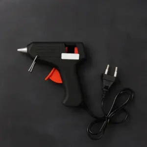 20W Hot Melt Glue Gun – Fast Heating Electric Glue Gun with Precision Nozzle for DIY, Craft, Art & Home Repairs ( black, OS )