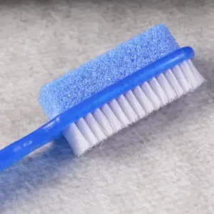 Foot Scrubber Brush with Pumice Stone – Dual-Sided Foot Cleaning & Exfoliating Brush | Dead Skin & Heel Care ( blue, OS )
