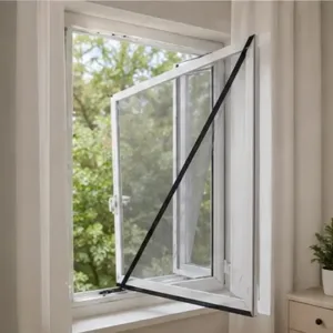 3×4 Ft White Mosquito Mesh for Window – Stitched Insect Net with Self-Adhesive Hook Tape | Washable Window Protection Net ( default, 5*6 )