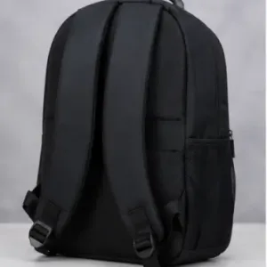 Casual Laptop Backpack – Waterproof Polyester Office, School & College Bag for Boys & Girls ( black, OS )