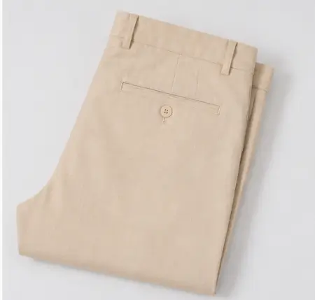 QeMetHk4vPiSZJDXZAkHAZAbvEvjbi1iaHhWMoon-2.webp Men's Formal Trousers – Slim Fit Solid Polycotton Pants for Office, Business & Formal Wear ( Cream, 42 )