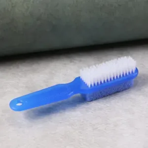 Foot Scrubber Brush with Pumice Stone – Dual-Sided Foot Cleaning & Exfoliating Brush | Dead Skin & Heel Care ( blue, OS )