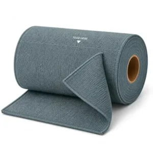 Microfiber Cleaning Cloth Roll – 20 Reusable Tear-Away Towels | Washable Multipurpose Cleaning Wipes for Kitchen, Car, Home & Office | 25 x 25 cm ( default, OS )
