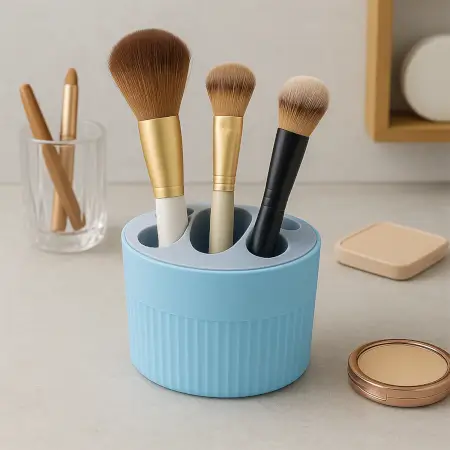 TAF8n4cG0qgH91LTzzOm3NpcHojtbmrANhlH8ktw.webp Bathroom Toothbrush Holder Stand – Multipurpose Plastic Organizer for Toothbrush, Toothpaste & Bathroom Essentials ( Sky Blue, OS )