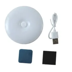 USB Rechargeable Magnetic Motion Sensor LED Light – Wireless Cabinet Light for Kitchen, Wardrobe, Bedroom & Home ( white, OS )