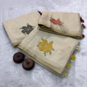 Vidisha Erode Zari Silk Printed  Saree (3 Different Blouse Colour Available)