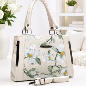 Bloom in Style: Premium Floral Handbag & Crossbody Sling