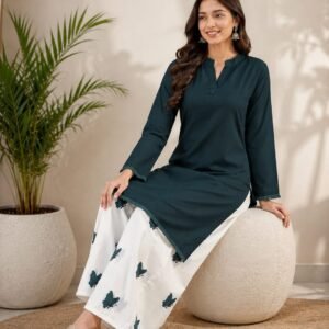 Rich Rayon Cotton Printed Co-ord Set