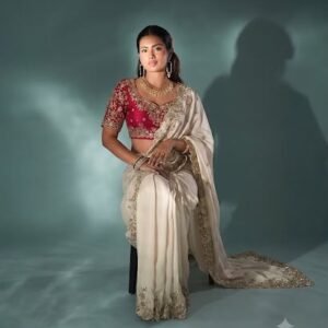 Amee Designer Rangoli Silk Sequins Embroidered Saree
