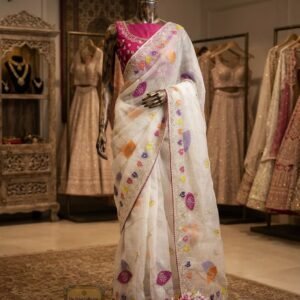 Bollywood Designer Zaal Sequins Printed Saree
